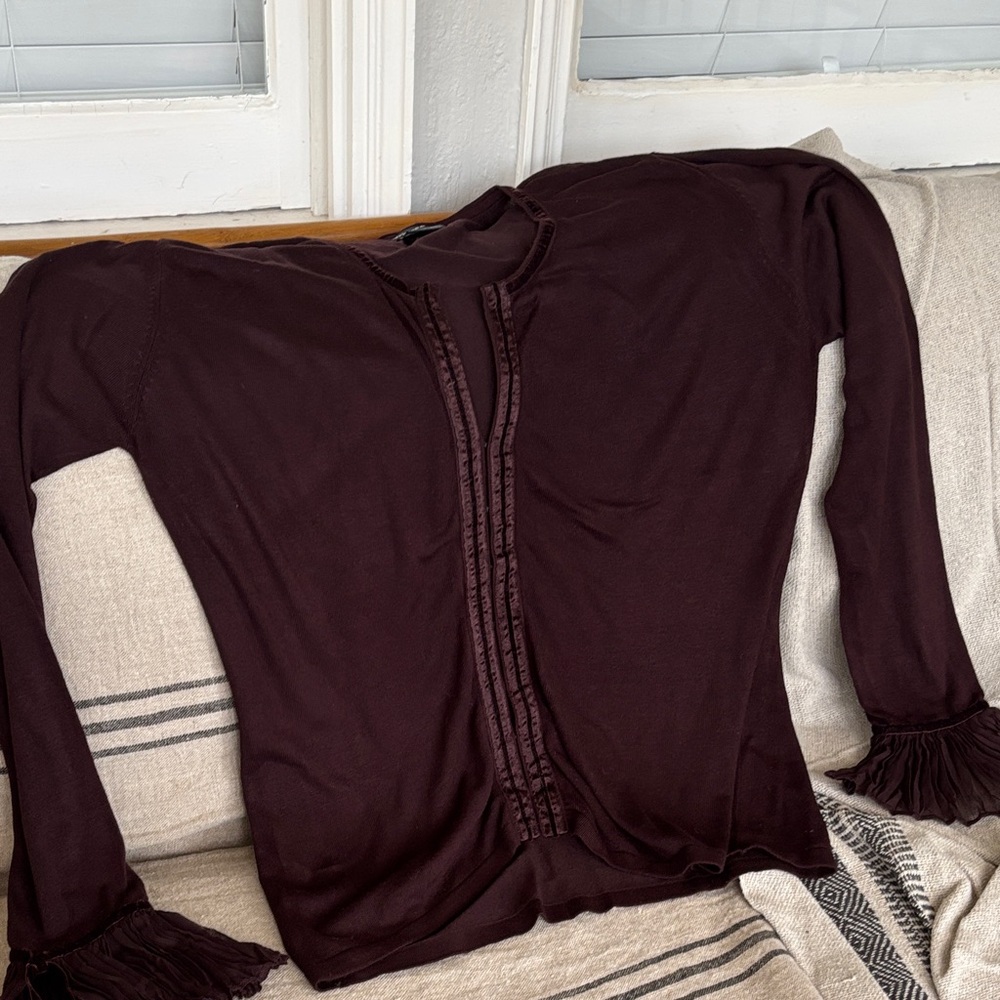 Tristan aubergine sweater XL